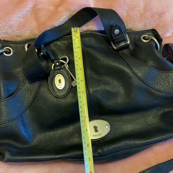 Super Clean Vintage Fossil Leather Handbag - Picture 10 of 11